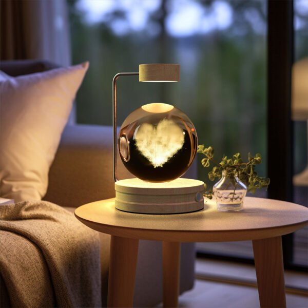 Crystal Ball Cosmic Dinosaur Indoor Night Light USB Power Warm Bedside Light Birthday Gift Night Lamp - Image 10