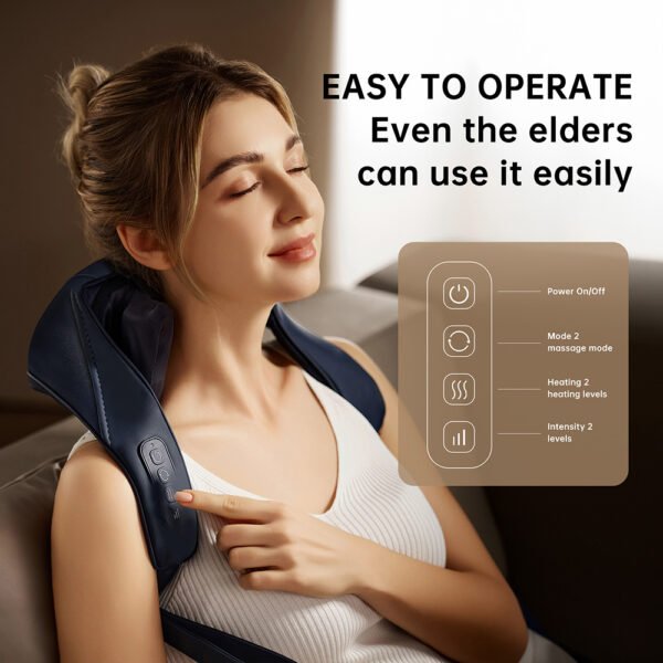 Cordless Shiatsu Neck And Back Massager - Image 5