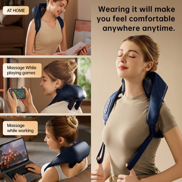 Cordless Shiatsu Neck And Back Massager - Image 3