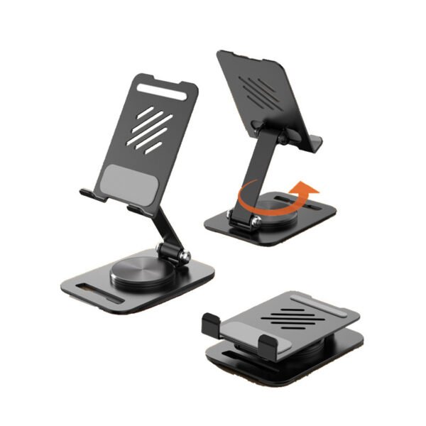 360 Degrees Rotate Metal Desk For Phone Pad Adjustable Desktop Tablet Holder Stand - Image 3